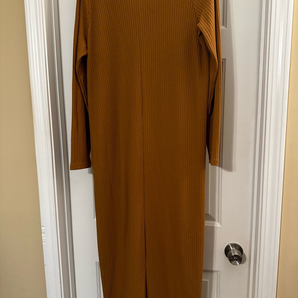 Old Navy Warm Brown Maxi Dress